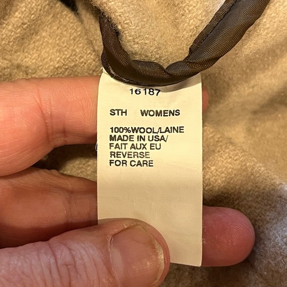 🤎WOOLRICH Sleeveless Wool Hoodie Zip Vest - Size M (estimated) - Picture 3 of 7